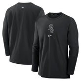 Chicago White Sox Authentic Collection Player Dri-FIT Lightweight Pullover - Black | Nike