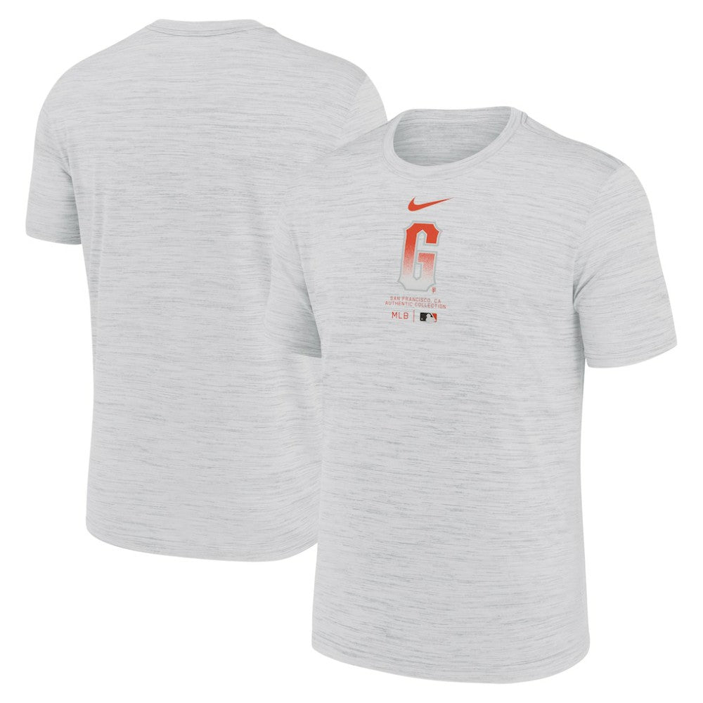 San Francisco Giants City Connect Authentic Collection Practice Velocity Performance T-Shirt - White | Nike