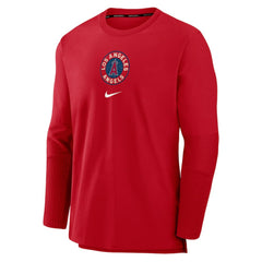 Los Angeles Angels Authentic Collection Player Dri-FIT Lightweight Pullover - Red | Nike