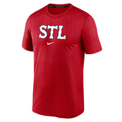 St. Louis Cardinals 2024 City Connect Authentic Collection Practice Velocity Performance T-Shirt - Red | Nike