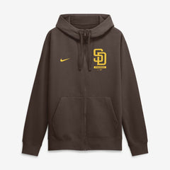 San Diego Padres Primetime Lockup Full-Zip Hoodie - Brown | Nike