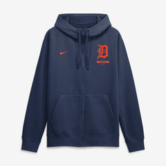 Detroit Tigers Primetime Lockup Full-Zip Hoodie - Navy | Nike