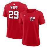 James Wood Washington Nationals Women's Name & Number T-Shirt - Red | Nike