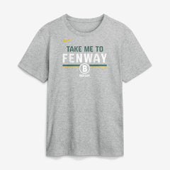 Boston Red Sox City Connect Stacked T-Shirt - Gray | Nike