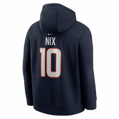 Bo Nix Denver Broncos Name & Number Fleece Hoodie - Navy | Nike cheap