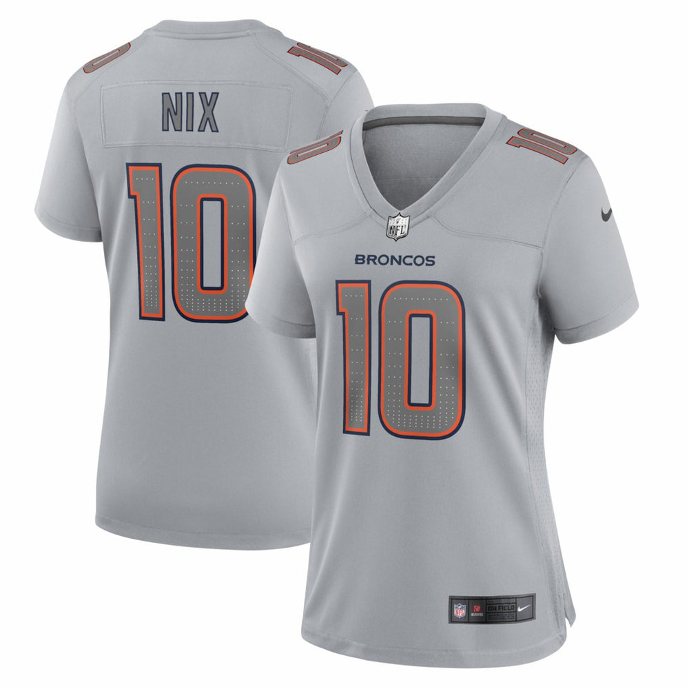 Bo Nix Denver Broncos Women's Fashion Atmosphere Fashion Game Jersey - Gray | Nike online