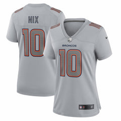 Bo Nix Denver Broncos Women's Fashion Atmosphere Fashion Game Jersey - Gray | Nike online