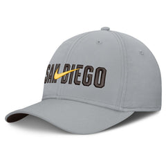 San Diego Padres Primetime Rise Dri-FIT Flex Hat - Gray | Nike