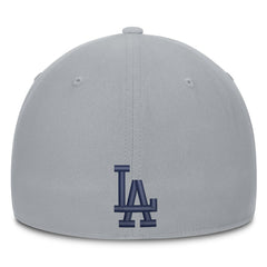 Los Angeles Dodgers Primetime Rise Dri-FIT Flex Hat - Gray | Nike