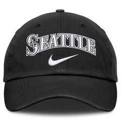 Seattle Mariners Primetime Club Adjustable Hat - Black | Nike