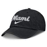 Miami Marlins Primetime Club Adjustable Hat - Black | Nike