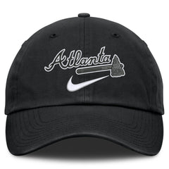 Atlanta Braves Primetime Club Adjustable Hat - Black | Nike