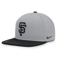 San Francisco Giants Primetime Pro Dri-FIT Snapback Hat - Gray/Black | Nike