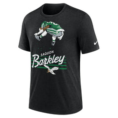 Saquon Barkley Philadelphia Eagles Player Graphic T-Shirt - Heather Black | Nike sale