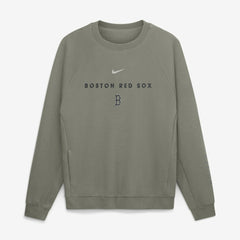 Boston Red Sox Statement Primary Raglan Dri-FIT Sweatshirt - Olive | Nike