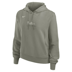Philadelphia Phillies Women's One Tri-Blend Dri-FIT Hoodie - Olive | Nike