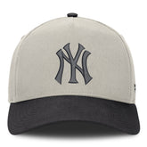 New York Yankees Wonder A-Frame Adjustable Hat - Stone/Graphite