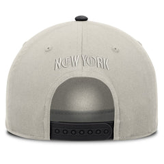 New York Yankees Wonder A-Frame Adjustable Hat - Stone/Graphite