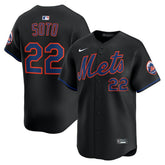 Juan Soto New York Mets Alternate Limited Jersey - Black | Nike