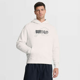 Buffalo Bills Oversized Type Play Location Hoodie - Cream for sale