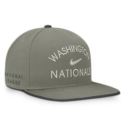 Washington Nationals Pro Dri-FIT Snapback Hat - Olive | Nike