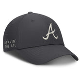 Atlanta Braves Club Dri-FIT Adjustable Hat - Anthracite | Nike