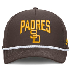 San Diego Padres Cooperstown Rise Adjustable Hat - Brown | Nike