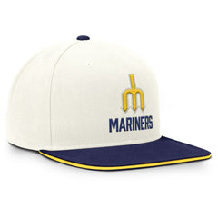 Seattle Mariners Cooperstown Pro Dri-FIT Snapback Hat - Cream/Navy | Nike