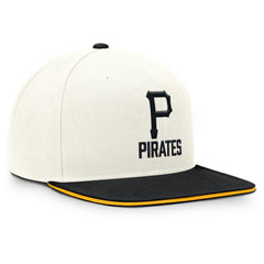 Pittsburgh Pirates Cooperstown Pro Dri-FIT Snapback Hat - Cream/Black | Nike
