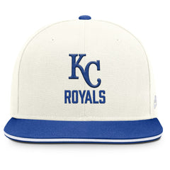 Kansas City Royals Cooperstown Pro Dri-FIT Snapback Hat - Cream/Royal | Nike