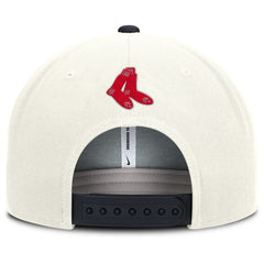 Boston Red Sox Cooperstown Pro Dri-FIT Snapback Hat - Cream/Navy | Nike