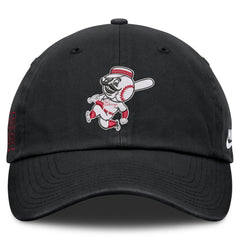 Cincinnati Reds Cooperstown Club Adjustable Hat - Black | Nike