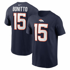Nik Bonitto Denver Broncos Player Name & Number T-Shirt - Navy | Nike for sale