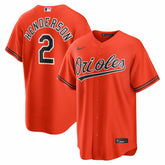 Gunnar Henderson Baltimore Orioles Alternate 2 Replica Jersey - Orange | Nike