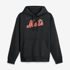New York Mets Dri-Fit Club Hoodie - Black | Nike