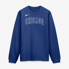 Chicago Cubs Primetime Wordmark Sweatshirt - Royal | Nike