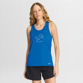 Detroit Lions Women's Hurry Up Tri-Blend Dri-FIT Tank Top - Blue | Nike discount