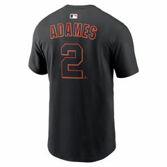 Willy Adames San Francisco Giants Home Name & Number T-Shirt - Black | Nike