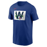 Chicago Cubs Local Ivy W Flag T-Shirt - Royal | Nike