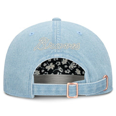 Atlanta Braves Women's Roped Adjustable Hat - Denim