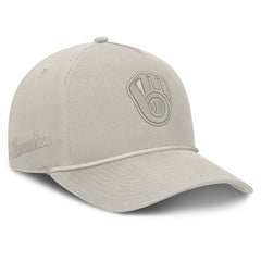Milwaukee Brewers Undertone A-Frame Adjustable Hat - Stone