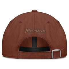 Miami Marlins Tinge Adjustable Hat - Brown