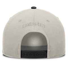 Kansas City Royals Wonder A-Frame Adjustable Hat - Stone/Graphite