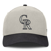 Colorado Rockies Wonder A-Frame Adjustable Hat - Stone/Graphite