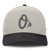 Baltimore Orioles Wonder A-Frame Adjustable Hat - Stone/Graphite