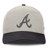 Atlanta Braves Wonder A-Frame Adjustable Hat - Stone/Graphite