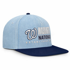 Washington Nationals Twinbill Snapback Hat - Denim