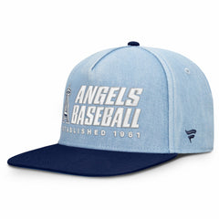 Los Angeles Angels Twinbill Snapback Hat - Denim