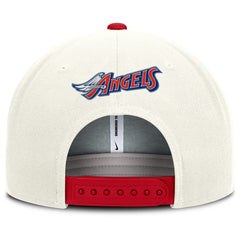 Los Angeles Angels Cooperstown Pro Dri-FIT Snapback Hat - Cream/Red | Nike