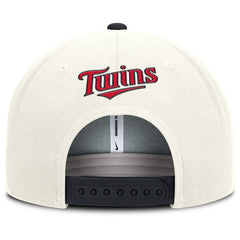 Minnesota Twins Cooperstown Pro Dri-FIT Snapback Hat - Cream/Navy | Nike